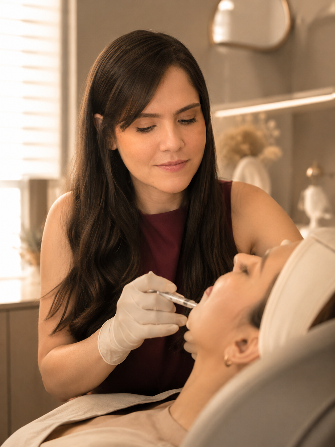 Procedimento de harmonização orofacial